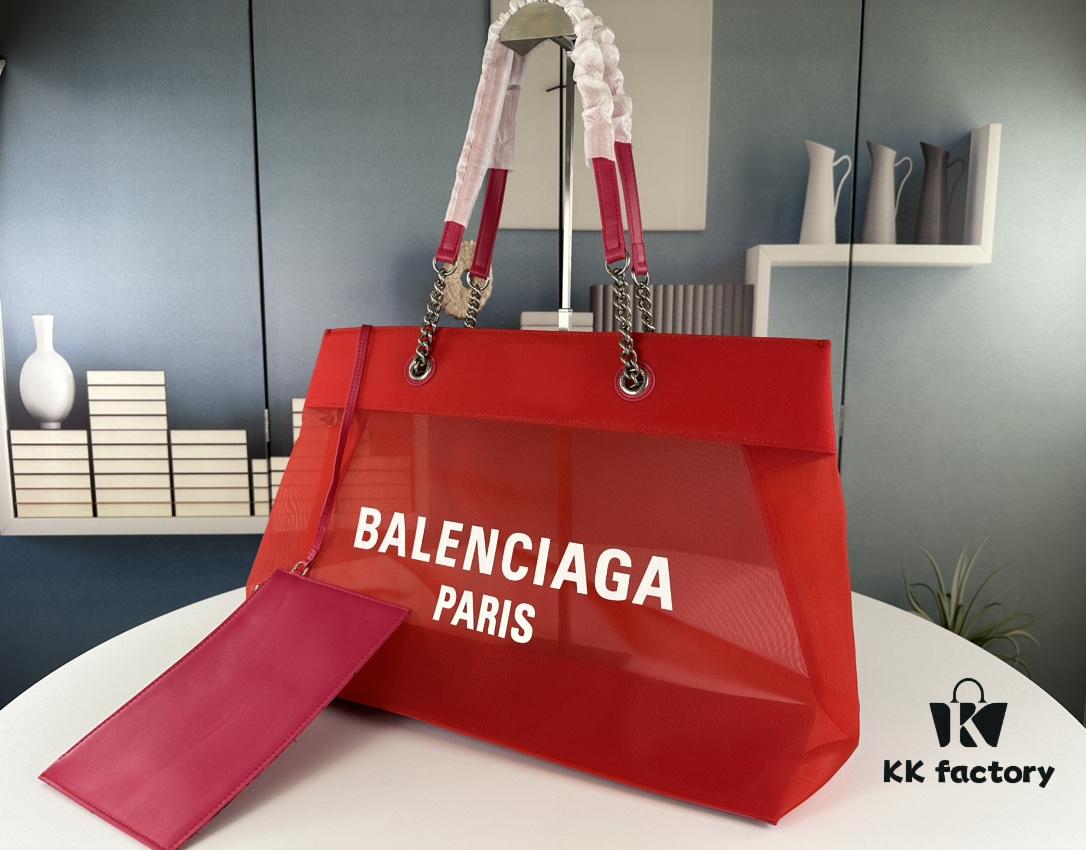 6930e3d46e68136f4d9b26a0 Balenciaga Latest Runway Transparent Shopping Bag - Large Size 260, Small Size 250