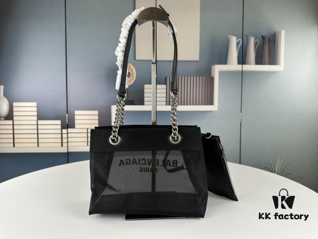 6930e3d76e68136f4d9b26a6 Balenciaga Latest Runway Transparent Shopping Bag - Large Size 260, Small Size 250