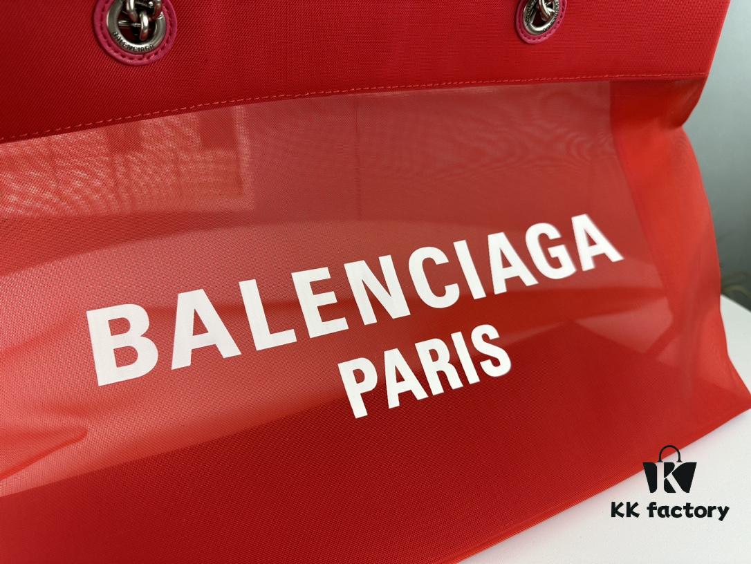 6930e3d86e68136f4d9b26a7 Balenciaga Latest Runway Transparent Shopping Bag - Large Size 260, Small Size 250