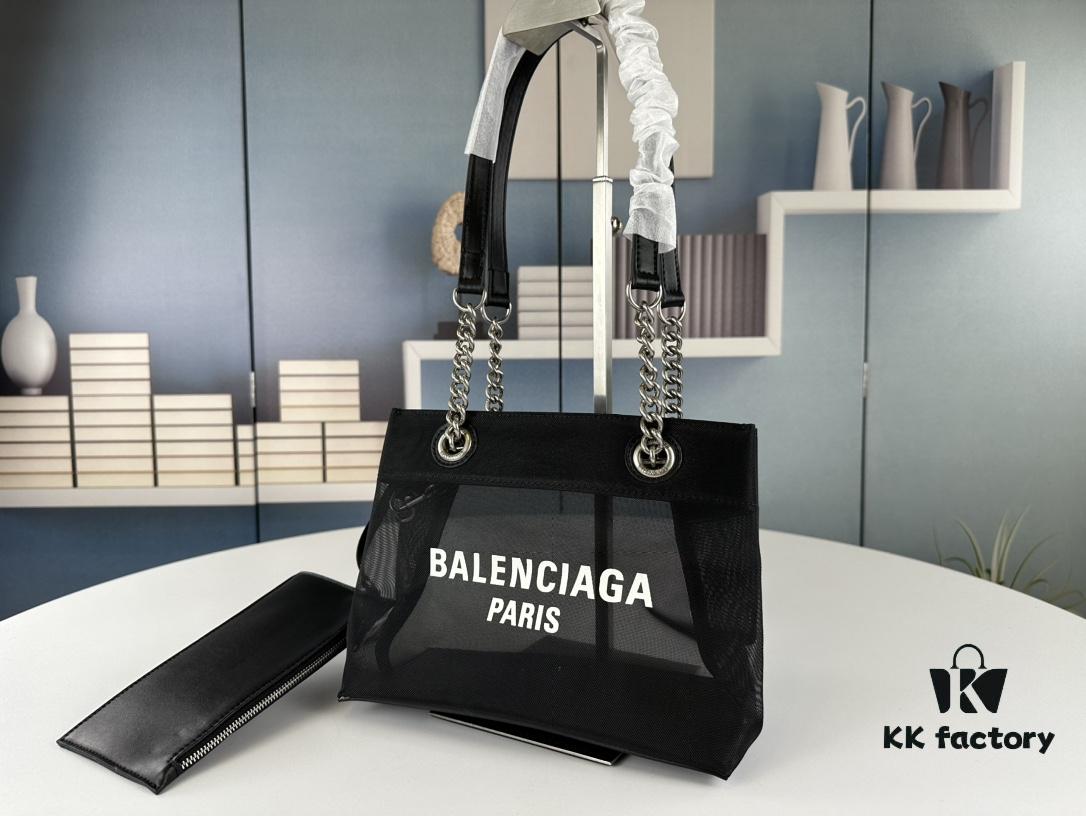 6930e3d96e68136f4d9b26a8 Balenciaga Latest Runway Transparent Shopping Bag - Large Size 260, Small Size 250
