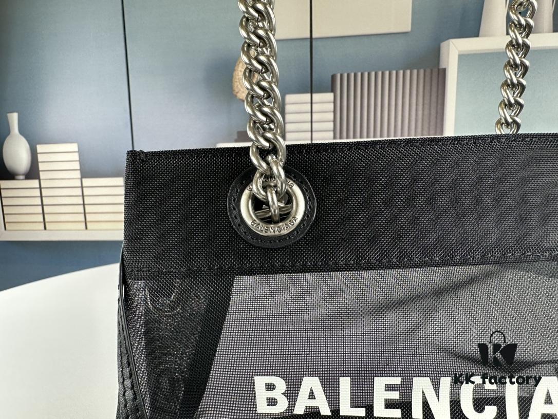 6930e3da6e68136f4d9b26ac Balenciaga Latest Runway Transparent Shopping Bag - Large Size 260, Small Size 250
