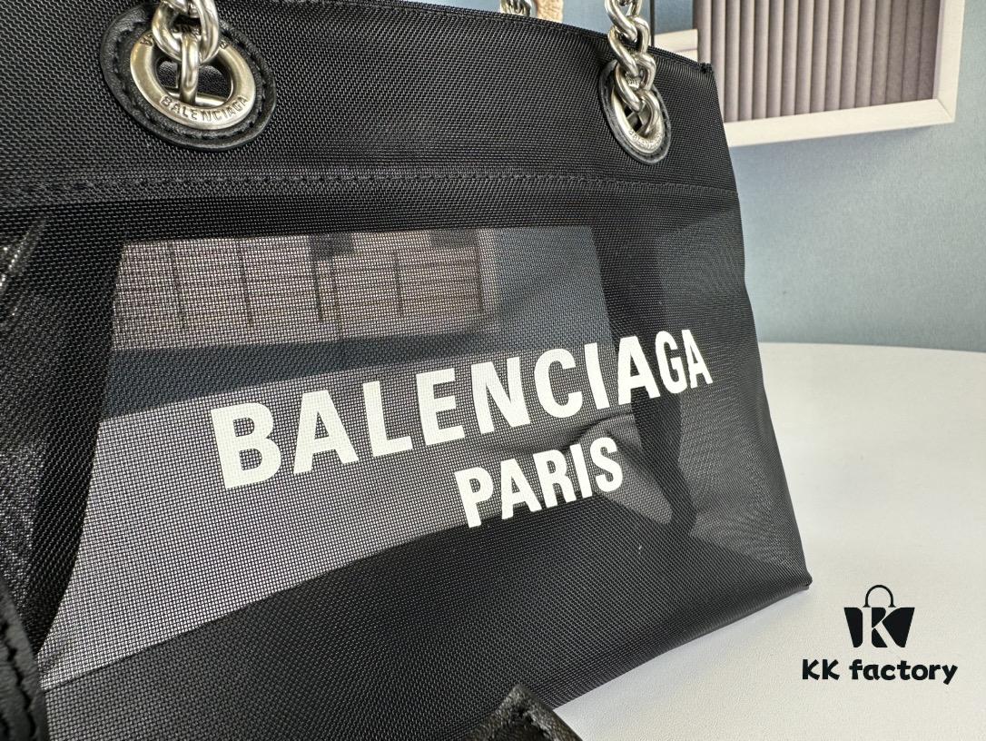 6930e3da6e68136f4d9b26ad Balenciaga Latest Runway Transparent Shopping Bag - Large Size 260, Small Size 250