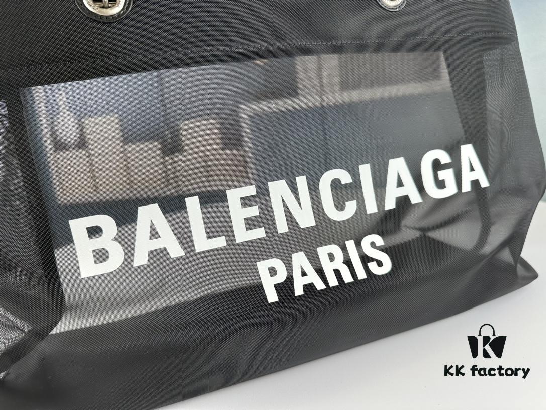 6930e3df6e68136f4d9b26b5 Newest Transparent Shopping Bag from Balenciaga, Large Size 260, Small Size 250, Runway Edition