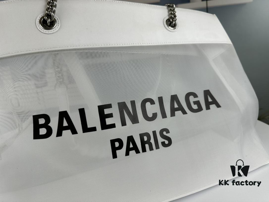 6930e3e56e68136f4d9b26bf Balenciaga Latest Runway Transparent Shopping Bag - Large Size 260, Small Size 250