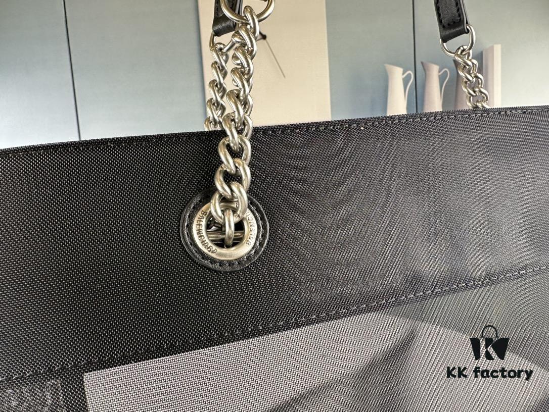 6930e3e76e68136f4d9b26c3 Newest Transparent Shopping Bag from Balenciaga, Large Size 260, Small Size 250, Runway Edition