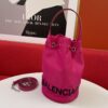 BALENCIAGA Spring Summer New Arrival NAVY CABAS Bucket Bag