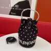 6930e3fa6e68136f4d9b26df BALENCIAGA Spring Summer New Arrival NAVY CABAS Bucket Bag