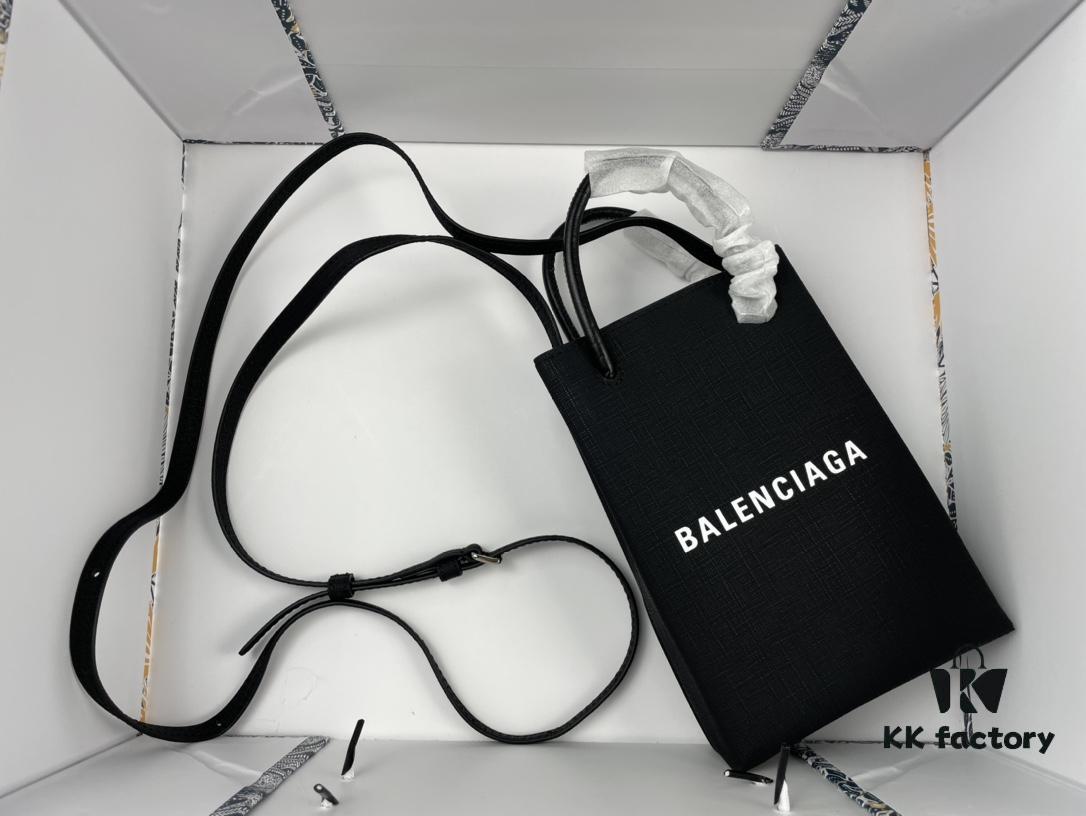 6930e3fe6e68136f4d9b26e4 Upgraded Version (with Serial Number) 🔥 Balenciaga Parisiennes Cross-Texture Mini Shopping Bag