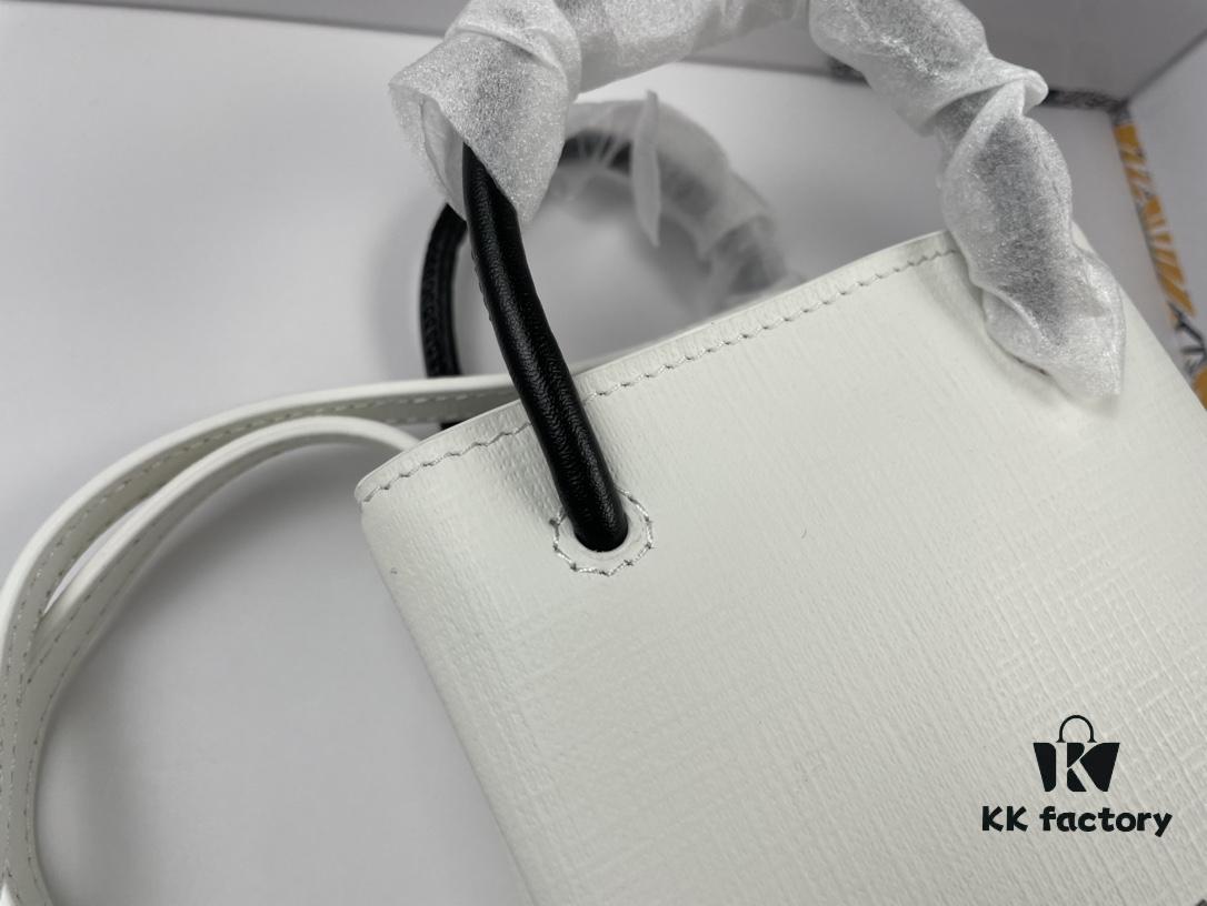 6930e4046e68136f4d9b26ee Upgraded Version (with Serial Number) 🔥 Balenciaga Parisiennes Cross-Grain Leather Phone Bag