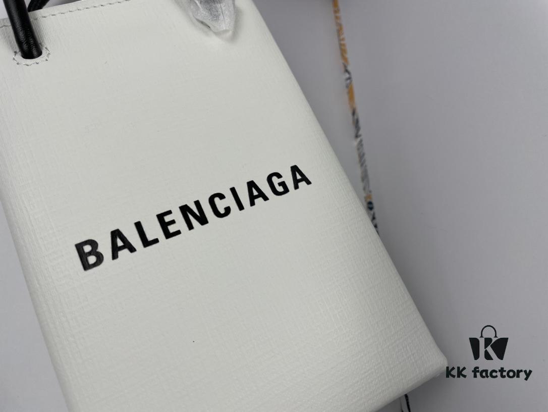 6930e4046e68136f4d9b26ef Upgraded Version (with Serial Number) 🔥 Balenciaga Parisiennes Cross-Grain Leather Phone Bag