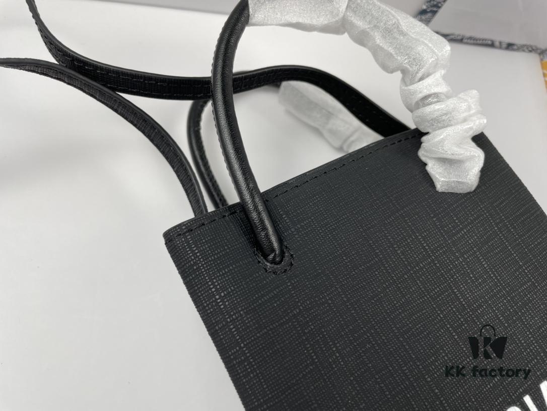 6930e4066e68136f4d9b26f6 Upgraded Version (with Serial Number) 🔥 Balenciaga Parisiennes Cross-Grain Mini Shopping Bag