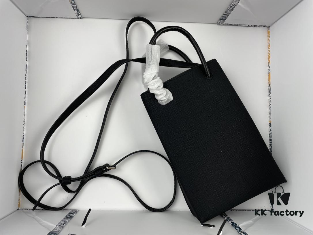 6930e4076e68136f4d9b26f7 Upgraded Version (with Serial Number) 🔥 Balenciaga Parisiennes Cross-Grain Mini Shopping Bag