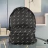 6930e4276e68136f4d9b2728 New Arrival BALENCIAGA Paris Fashion Backpack, High-Quality Screen-Printed Cotton Canvas Bag with Zippered Front Compartment