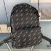 6930e4286e68136f4d9b272a New Arrival BALENCIAGA Paris Fashion Backpack, High-Quality Screen-Printed Cotton Canvas Bag with Zippered Front Compartment