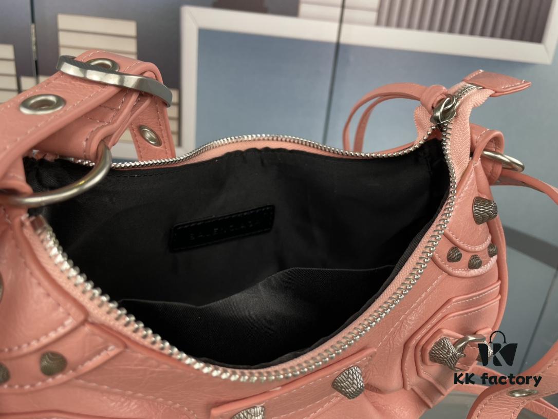 6930e44b6e68136f4d9b2760 Small Size - Balenciaga Le Cagole Crescent Shoulder Bag