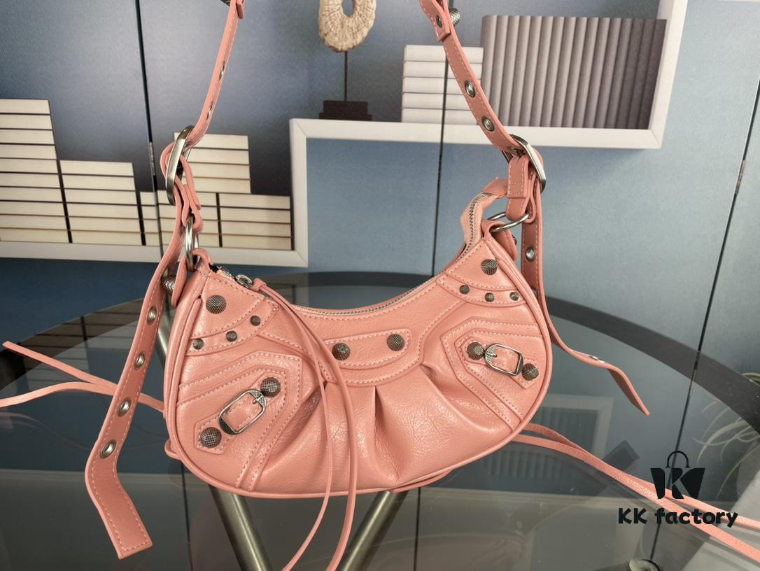 6930e44b6e68136f4d9b2761 Small Size - Balenciaga Le Cagole Crescent Shoulder Bag