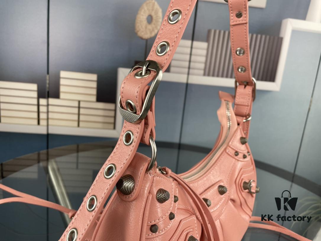 6930e4556e68136f4d9b2769 Small Size - Balenciaga Le Cagole Crescent Shoulder Bag