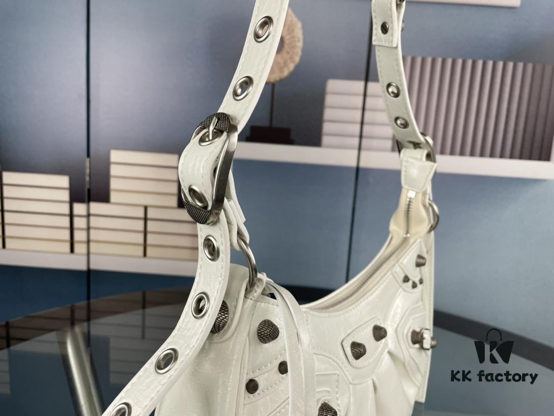 Balenciaga Le Cagole Crescent Shoulder Bag - Small Size
