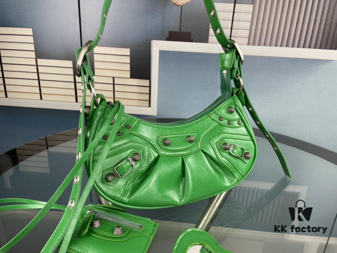 Balenciaga Le Cagole Crescent Shoulder Bag - Small Size