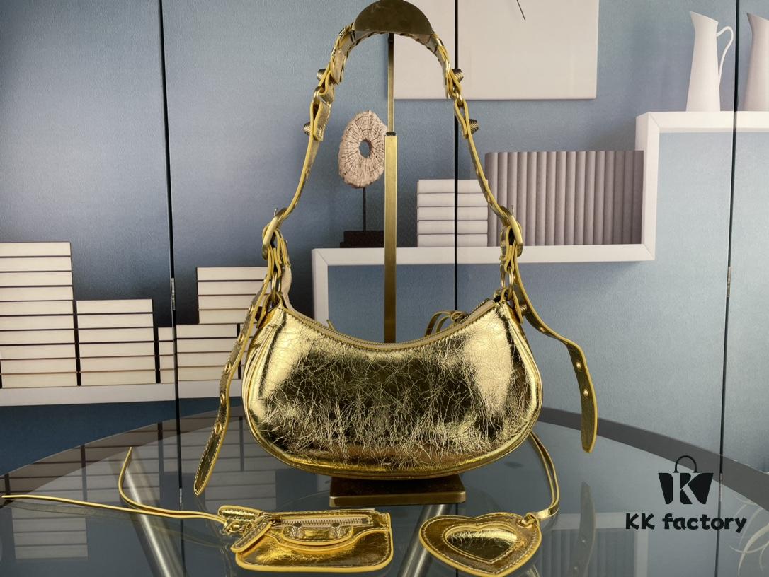 Balenciaga Le Cagole Crescent Shoulder Bag - Small