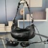 6930e46c6e68136f4d9b278e Mini Crocodile Texture - Balenciaga Le Cagole Half-Moon Crossbody Bag