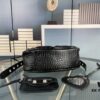 6930e46e6e68136f4d9b2790 Mini Crocodile Texture - Balenciaga Le Cagole Half-Moon Crossbody Bag