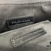 6930e46f6e68136f4d9b2791 Mini Crocodile Texture - Balenciaga Le Cagole Half-Moon Crossbody Bag