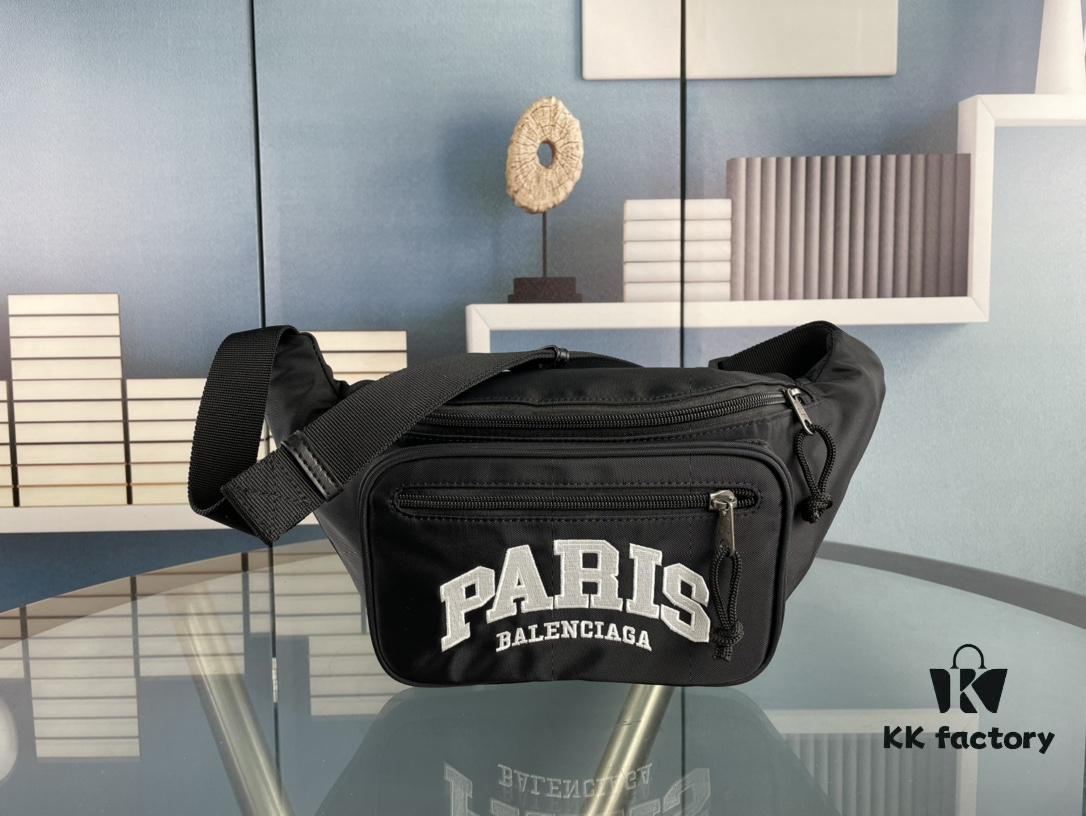 6930e4726e68136f4d9b2796 Upgraded Version (with Inner Code) Silkscreen, Genuine Counterpart Quality BALENCIAGA Balenciaga Chest Bag / Waist Bag (Unisex), Size: 24*9*18cm