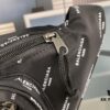 6930e4826e68136f4d9b27b0 Upgraded Version (with Inner Code) Screen Printed Genuine Counterpart Quality BALENCIAGA Paris Fashion Crossbody Bag / Waist Bag (Unisex) Size: 24*9*18cm