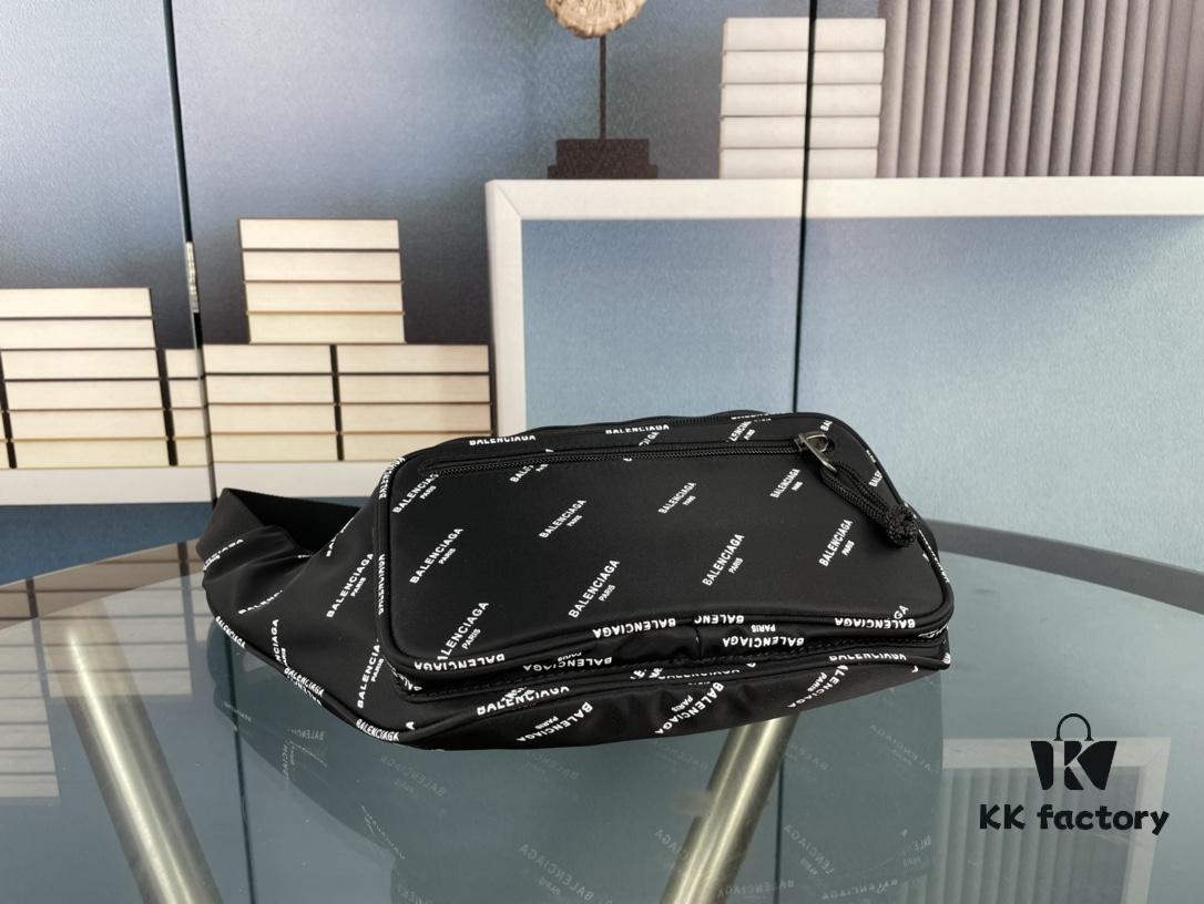 6930e4836e68136f4d9b27b2 Upgraded Version (with Inner Code) Screen Printed Genuine Counterpart Quality BALENCIAGA Paris Fashion Crossbody Bag / Waist Bag (Unisex) Size: 24*9*18cm