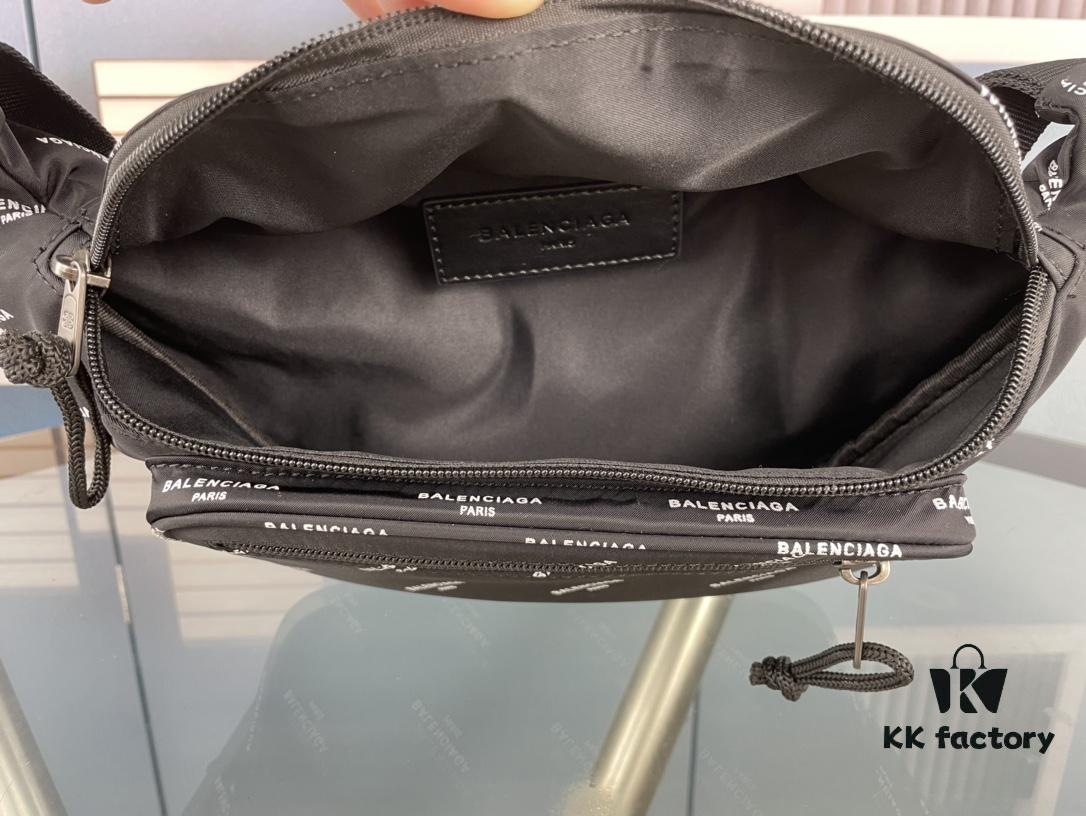 6930e4836e68136f4d9b27b3 Upgraded Version (with Inner Code) Screen Printed Genuine Counterpart Quality BALENCIAGA Paris Fashion Crossbody Bag / Waist Bag (Unisex) Size: 24*9*18cm