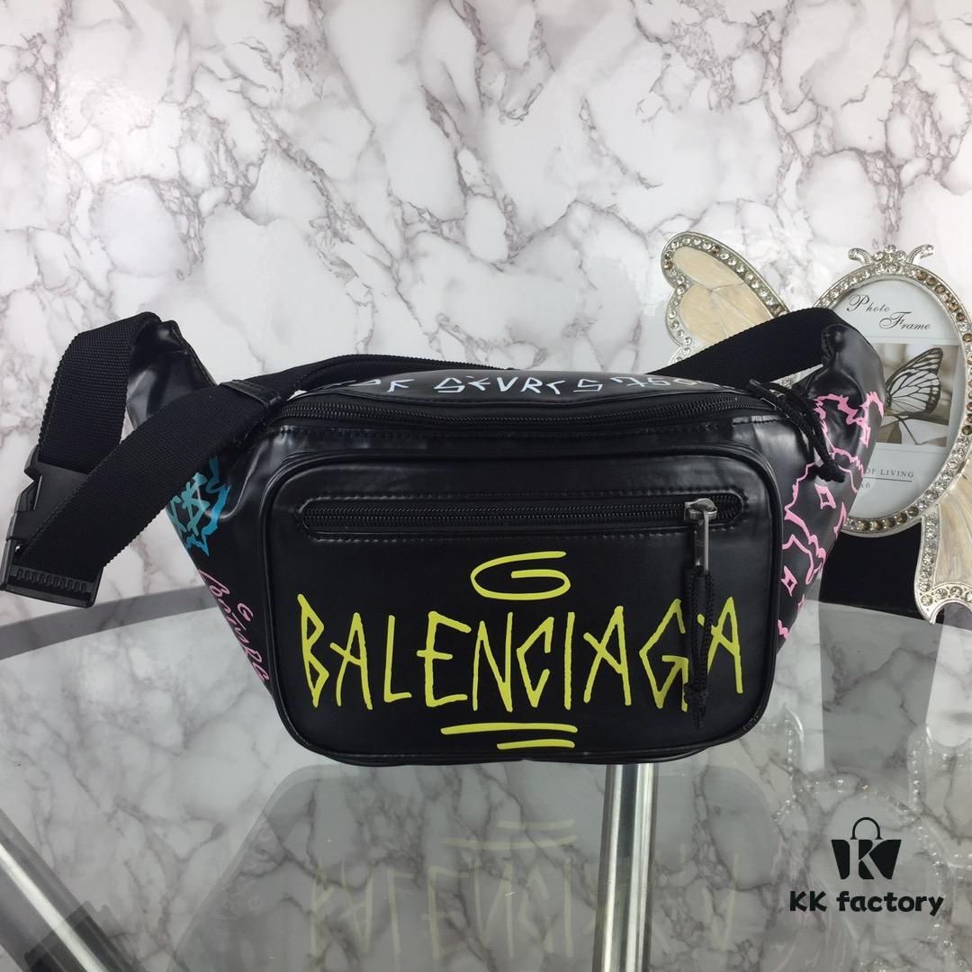 6930e4856e68136f4d9b27b4 Top-Quality Original Version BALENCIAGA Paris Fashion Crossbody/Waist Bag (Unisex) Graffiti Design