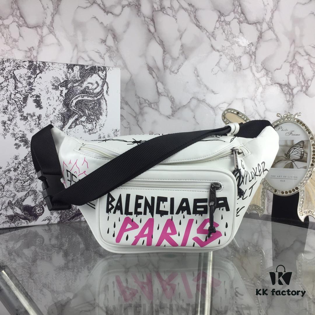 6930e4896e68136f4d9b27ba Top-Quality Original Version BALENCIAGA Paris Fashion Crossbody/Waist Bag (Unisex) Graffiti Design
