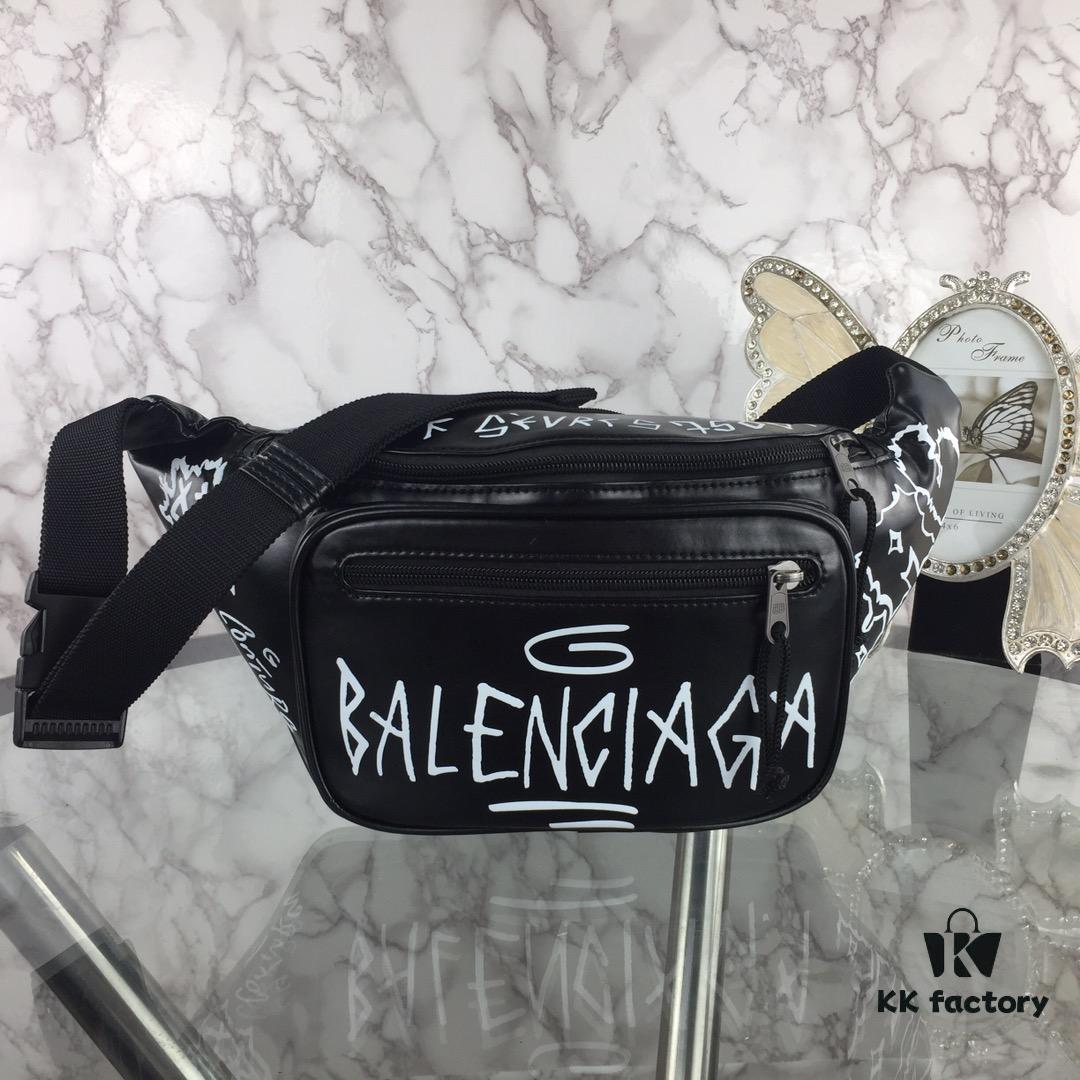 6930e48d6e68136f4d9b27c2 Top-Quality Original Version BALENCIAGA Paris Fashion Crossbody/Waist Bag (Unisex) Graffiti Design