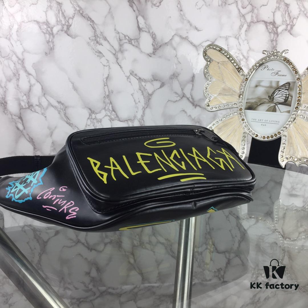 6930e4926e68136f4d9b27cd Top-Quality Original Version BALENCIAGA Graffiti Crossbody Waist Bag (Unisex) - Imported Genuine Leather, Authentic Hardware, Smooth Zipper