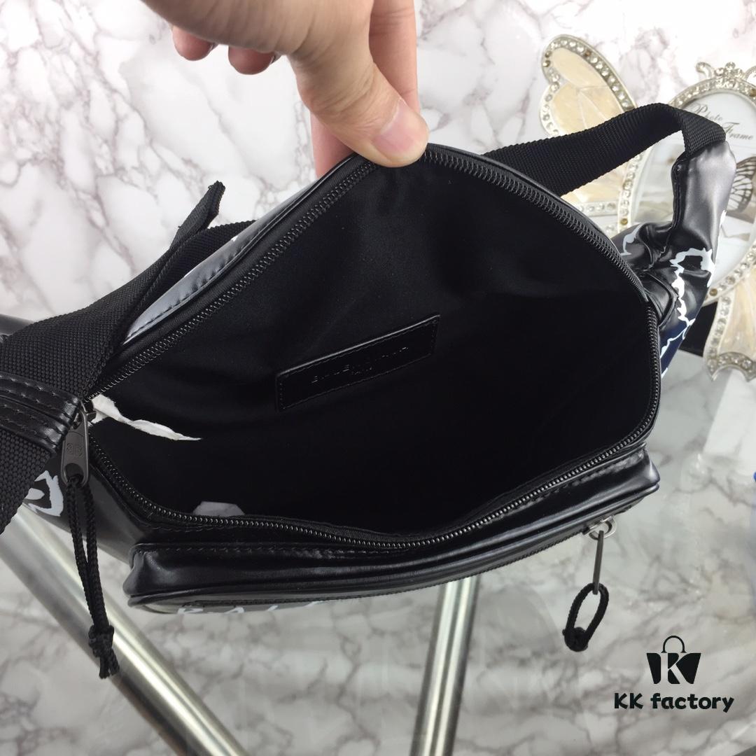 6930e49c6e68136f4d9b27dc Top Quality Original Version BALENCIAGA Balenciaga Chest Bag / Waist Bag (Unisex) Graffiti Design