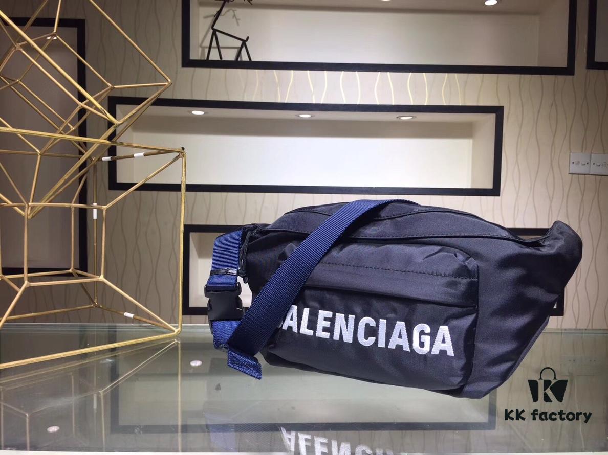 6930e49c6e68136f4d9b27df Upgraded Version Available at Counter 【Top Original Quality】BALENCIAGA Balenciaga Chest Bag / Waist Bag (Unisex) Model: 180613 (Black) Size: 24*9*18cm