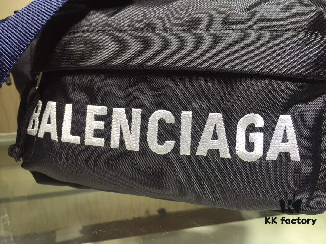 6930e4a06e68136f4d9b27e4 Upgraded Version Available at Counter | Top-Quality Original Replica BALENCIAGA Paris Fashion Crossbody Bag / Waist Bag (Unisex) Model: 180613 (Black) Size: 24*9*18cm