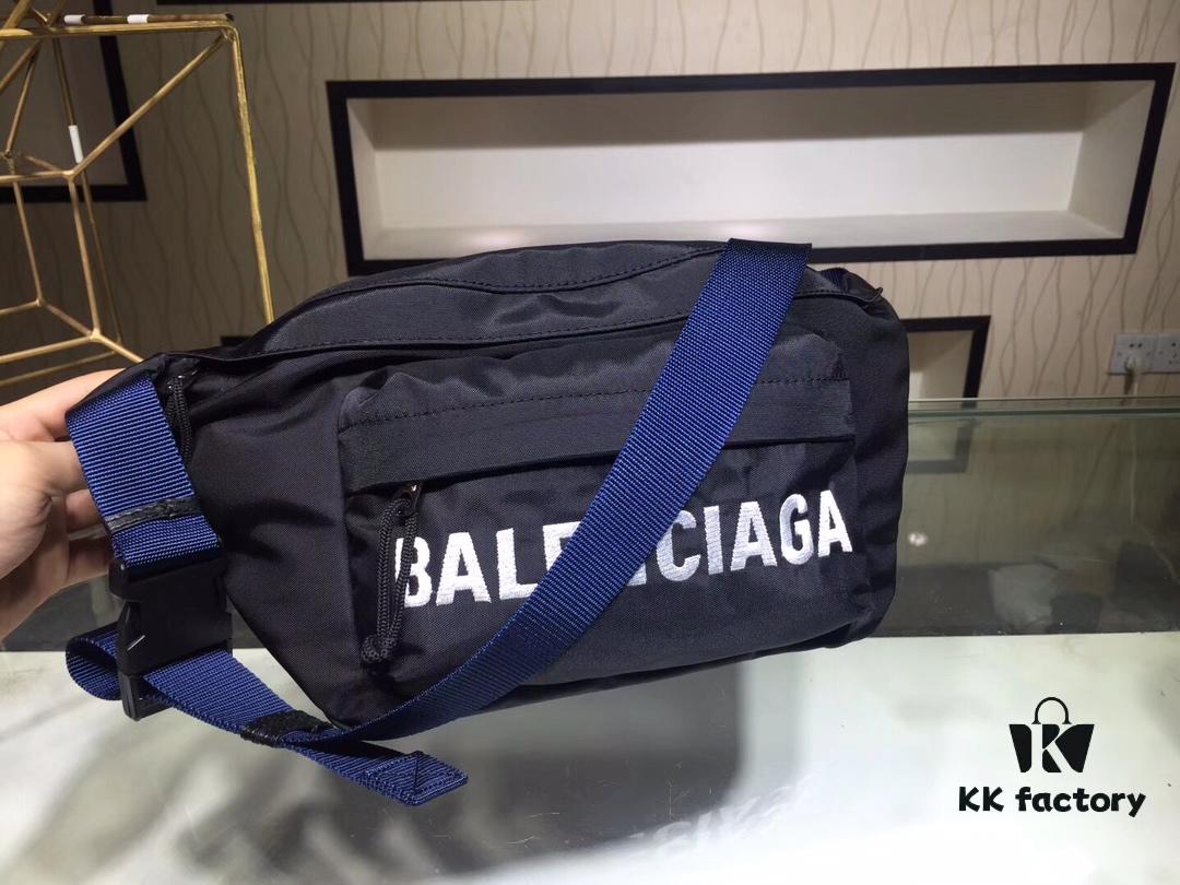 6930e4a16e68136f4d9b27e7 Upgraded Version Available at Counter | Top-Quality Original Replica BALENCIAGA Paris Fashion Crossbody Bag / Waist Bag (Unisex) Model: 180613 (Black) Size: 24*9*18cm