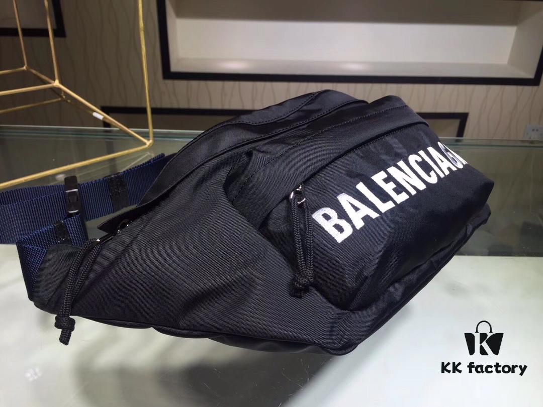 6930e4a16e68136f4d9b27e8 Upgraded Version Available at Counter | Top-Quality Original Replica BALENCIAGA Paris Fashion Crossbody Bag / Waist Bag (Unisex) Model: 180613 (Black) Size: 24*9*18cm
