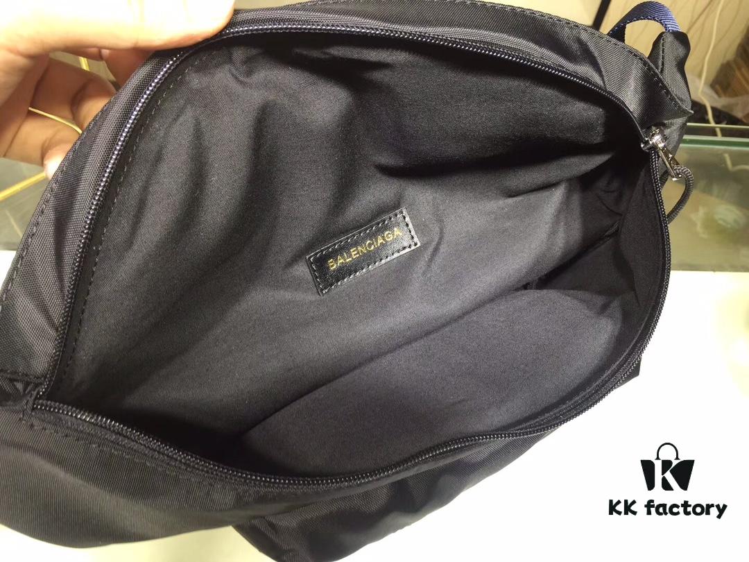 6930e4ae6e68136f4d9b2801 Upgraded Version Available at Counter | Top-Quality Original Replica BALENCIAGA Paris Fashion Crossbody Bag / Waist Bag (Unisex) Model: 180613 (Black) Size: 24*9*18cm
