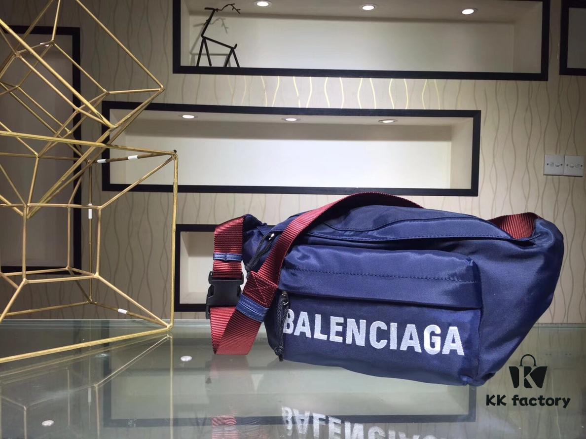 6930e4ae6e68136f4d9b2802 Upgraded Version Available at Counter 【Top Original Quality】BALENCIAGA Balenciaga Chest Bag / Waist Bag (Unisex) Model: 180613 (Black) Size: 24*9*18cm
