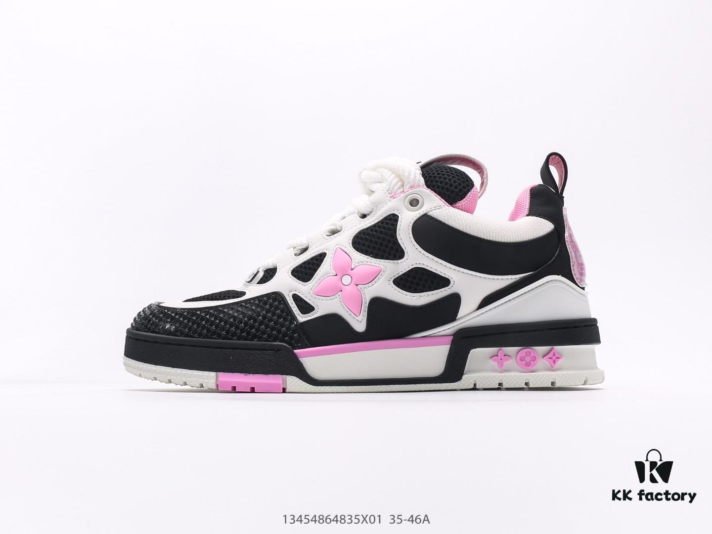 6930e4cd6e68136f4d9b2839 Louis Vuitton LV Sneakers, Fashionable Chunky Elevator Sports Shoes with Comfortable Non-Slip Sole and Iconic 3D Printed Logo