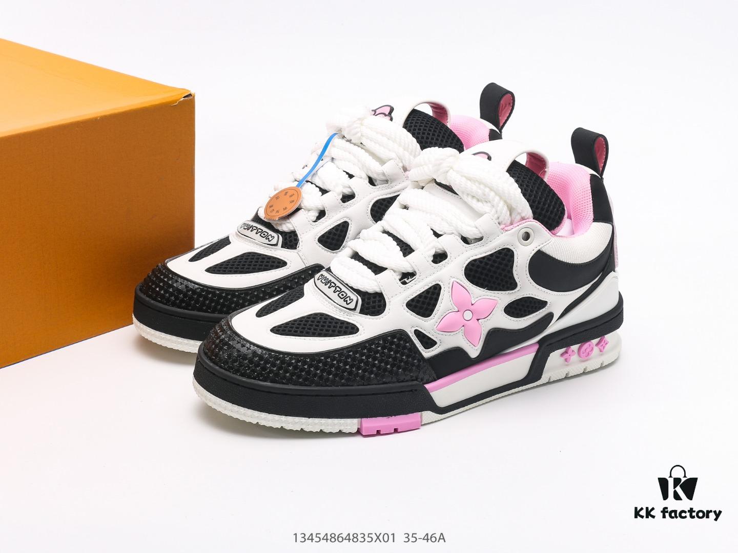 6930e4d36e68136f4d9b2843 Louis Vuitton LV Sneakers, Fashionable Chunky Elevator Sports Shoes with Comfortable Non-Slip Sole and Iconic 3D Printed Logo
