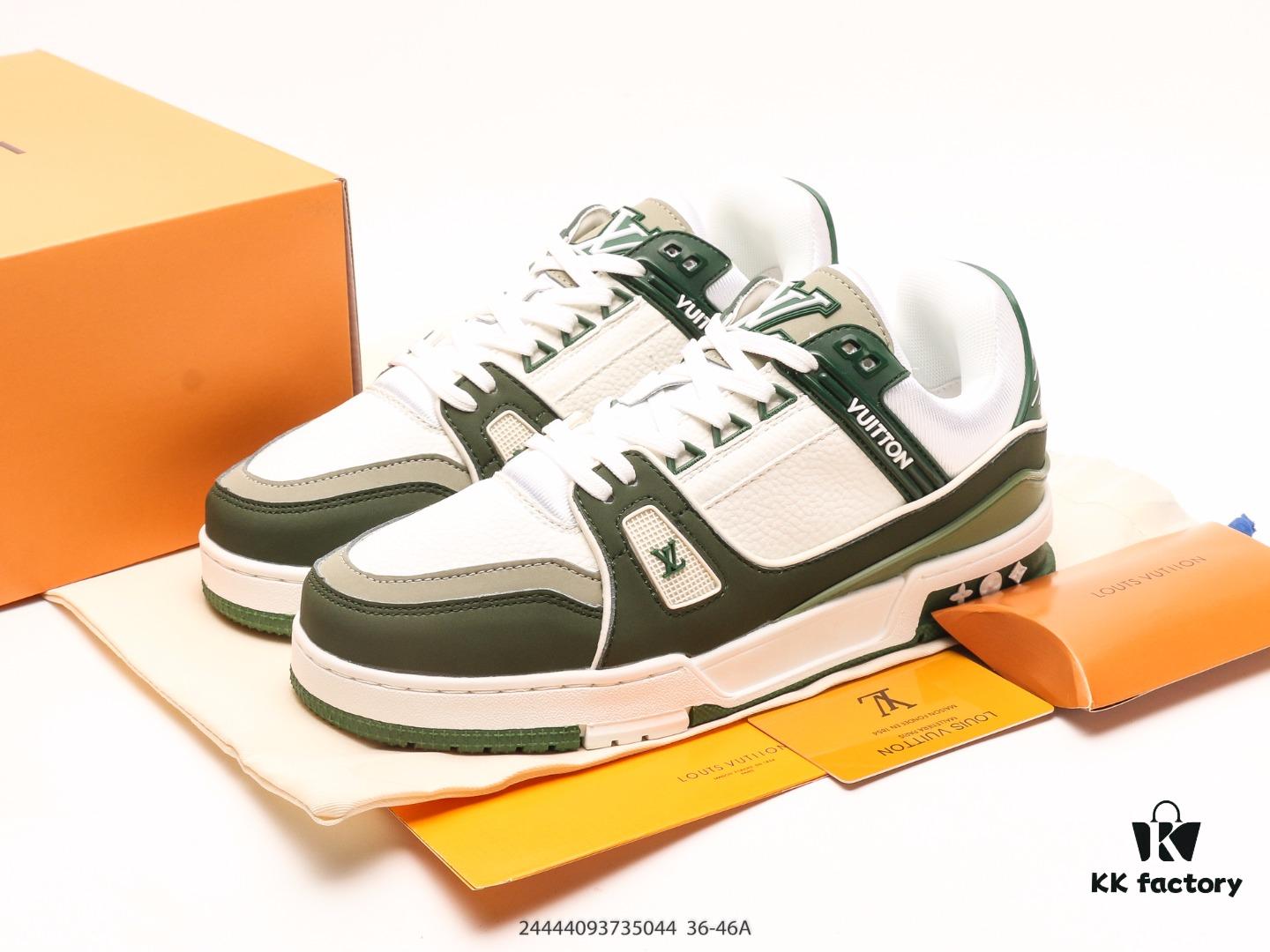 6930e4e46e68136f4d9b285d Louis Vuitton Trail Sneaker Low Casual Sports Cultural Versatile Basketball Skate Shoe with TPR Glossy Outsole #Flexible Drip Molding Support Panel# Insole Embedded with Ultra-Soft Latex Material for Enhanced Comfort