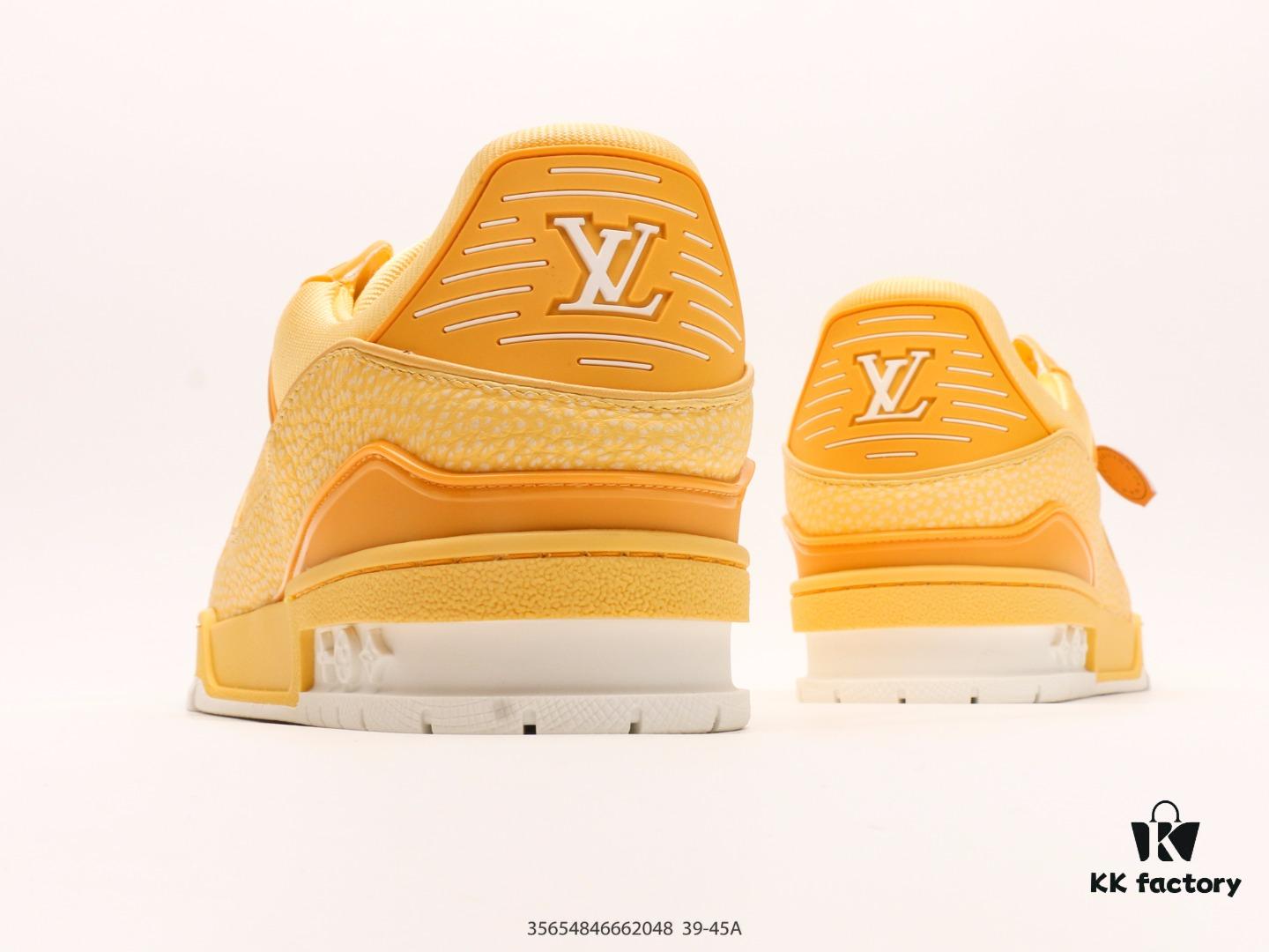 Louis Vuitton LV Sneakers, Fashionable Thick-Soled Elevated Athletic Shoes with Comfortable Non-Slip Sole and Iconic 3D Logo Design