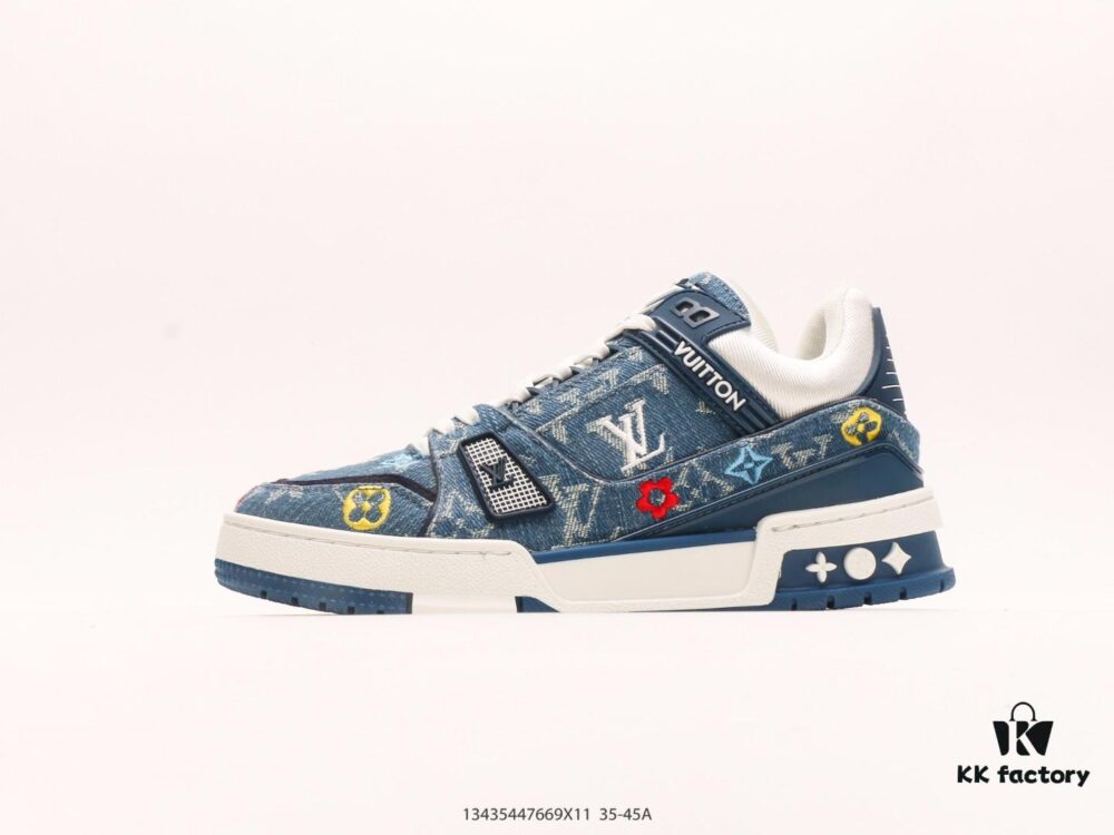 Louis Vuitton LV Sneakers, Fashion Athletic Shoes, Trendy Platform Elevated Shoes with Comfortable Non-slip Sole