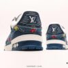 6930e5046e68136f4d9b289a Louis Vuitton LV Sneakers, Fashion Athletic Shoes, Trendy Platform Elevated Shoes with Comfortable Non-slip Sole