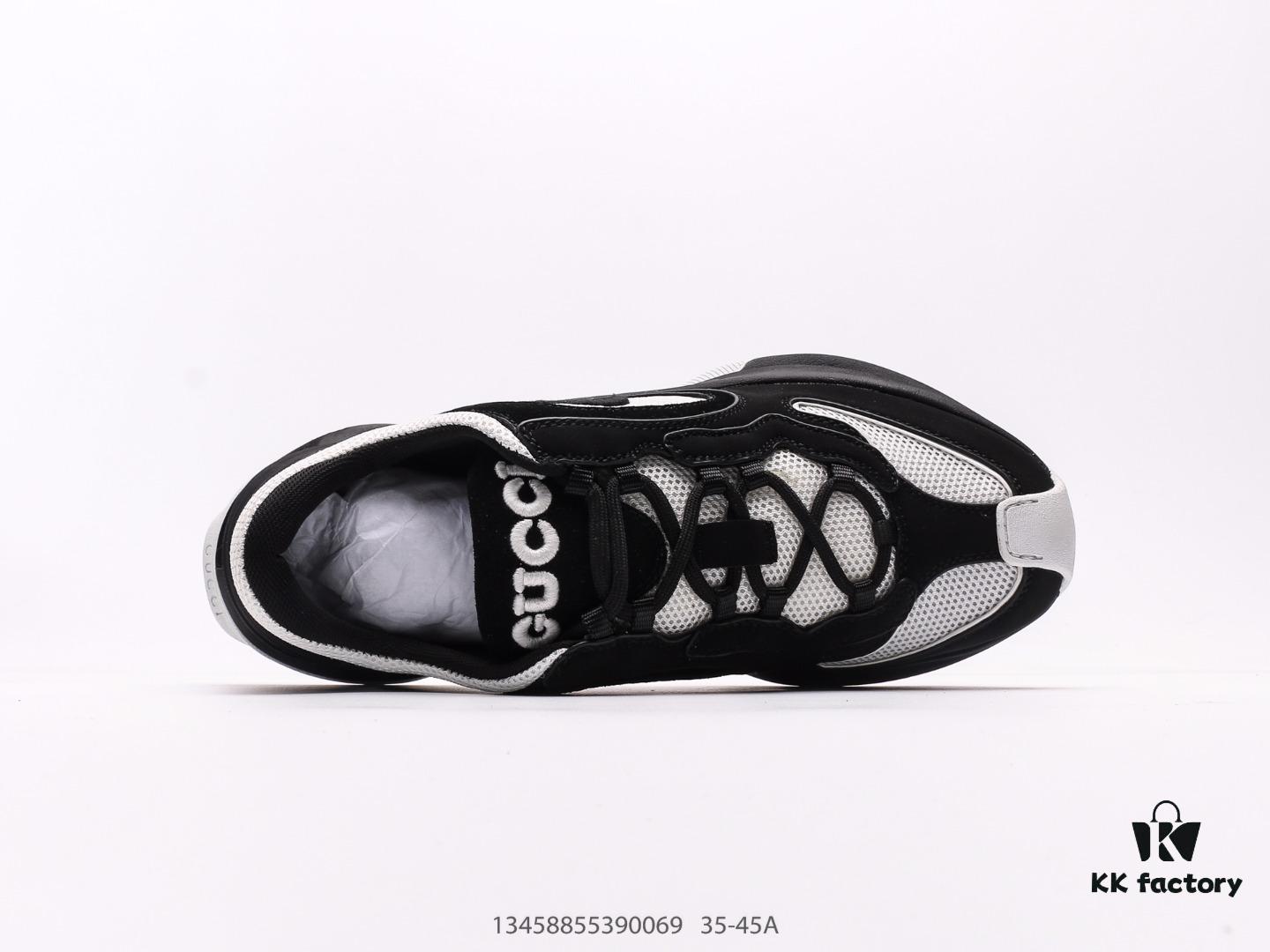 6930e52d6e68136f4d9b28e7 Gucci Rhyton Vintage Trainer Sneaker, Gucci Dad Shoe 3D Leather Horn-Shaped Retro Running Shoe