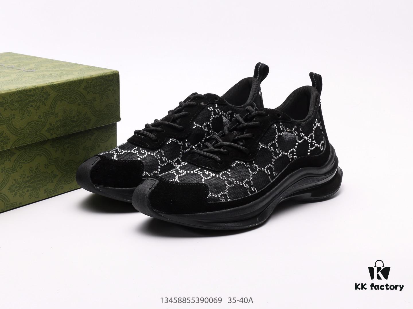 6930e5376e68136f4d9b28f6 Gucci Rhyton Vintage Trainer Sneaker, 3D Leather Retro Running Shoes